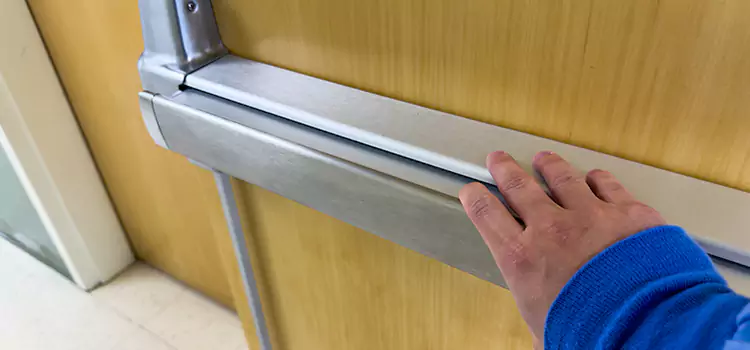 Installing a Push Bar on a Door Painesville